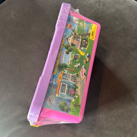 Exercise N Play Happy Family Party & Tree House Building Blocks Storage Box NEW - Picture 4 of 10